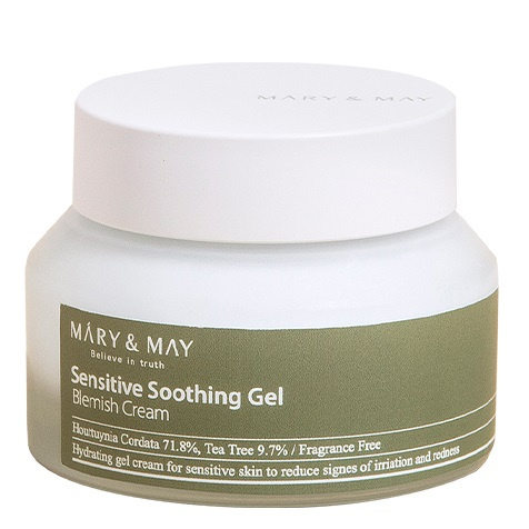 Успокаивающий гель-крем Mary&May Sensitive Soothing Gel Blemish Cream 70 g - фото