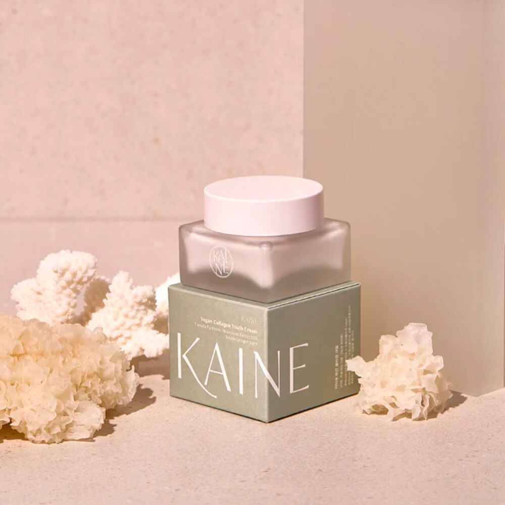 Антивозрастной  коллагеновый крем на основе гриба тремеллы Kaine Vegan Collagen Youth Cream 50 мл - фото2