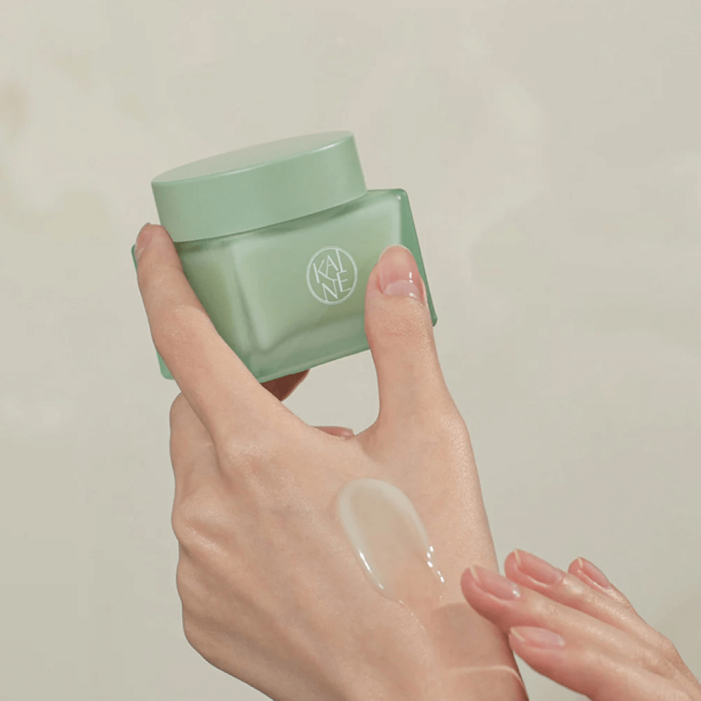Восстанавливающий аква-крем для чувствительной кожи Kaine Green Calm Aqua Cream 70 мл - фото3