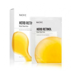 Антивозрастная тканевая маска с ретинолом Herb Retinol Relief Mask Pack 30гр 1шт - фото
