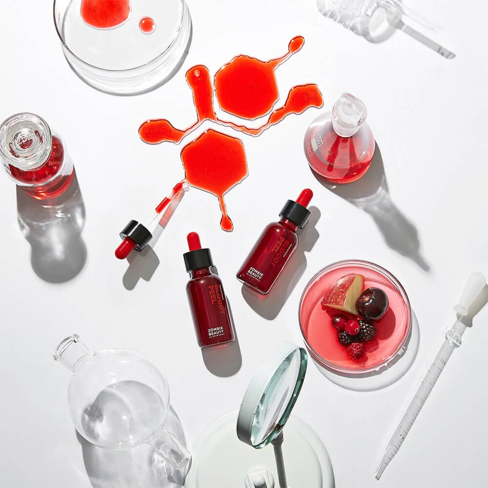 Кровавая пилинг-сыворотка с кислотами SKIN1004 Zombie Beauty Bloody Peel 30 мл - фото3