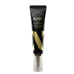 Антивозрастной крем для век с эффектом лифтинга AHC Ten Revolution Real Eye Cream For Face 30 мл - фото